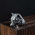 Bague Loup Tête de Loup Argent